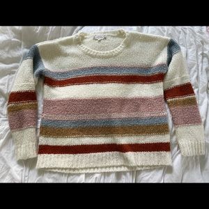 Striped Knit Sweater